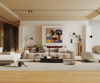 Modern A Living Room-ID:980675948