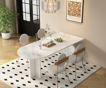 Modern Dining Table And Chairs-ID:329494009