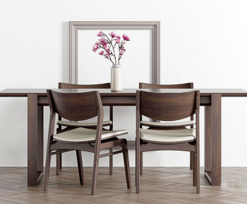 New Chinese Style Dining Table And Chairs-ID:486143111