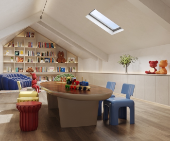 Modern Children's Room Activity Room-ID:161417017