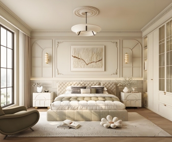 French Style Bedroom-ID:676630972