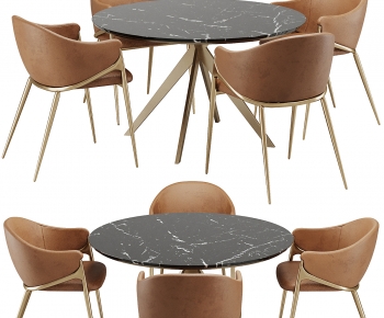 Modern Dining Table And Chairs-ID:384171967