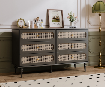 French Style Side Cabinet-ID:599929095