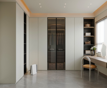 Modern Clothes Storage Area-ID:956180199