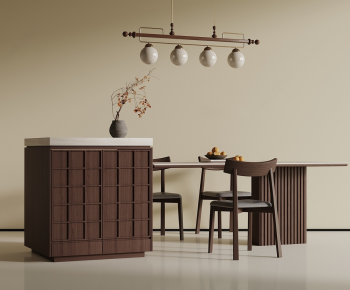 Modern Dining Table And Chairs-ID:676537041