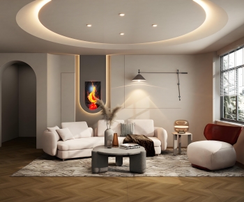 Modern A Living Room-ID:475953109