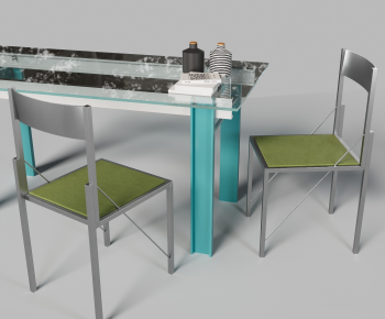 Modern Dining Table And Chairs-ID:878815891