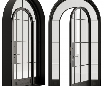 French Style Single Door-ID:906578061