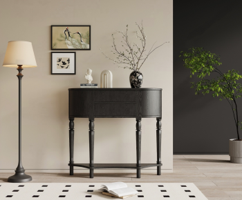 French Style Entrance Cabinet-ID:223212002