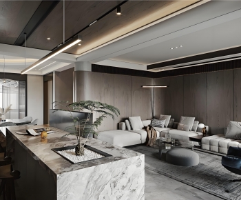 Modern A Living Room-ID:625453952