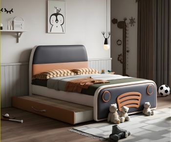 Modern Child's Bed-ID:801775936