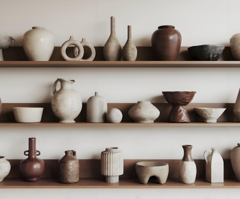 Wabi-sabi Style Clay Pot-ID:194405088