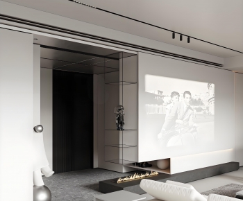 Modern A Living Room-ID:350174907