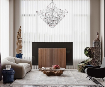 Modern A Living Room-ID:267843014