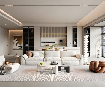 Modern A Living Room-ID:546583899