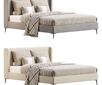 Modern Double Bed-ID:285408972