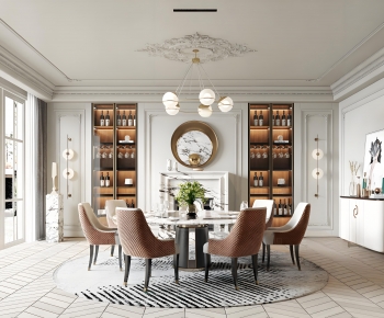 American Style Dining Room-ID:475946904