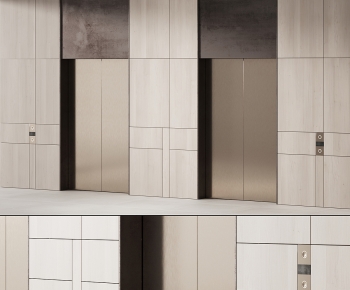 Modern Office Elevator Hall-ID:877407073