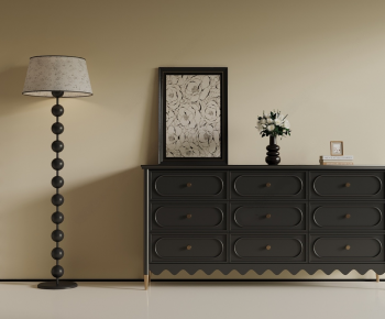 French Style Entrance Cabinet-ID:589031937