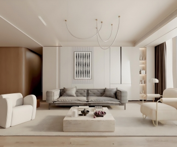 Modern A Living Room-ID:753459933