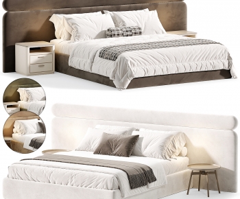 Modern Double Bed-ID:799529085