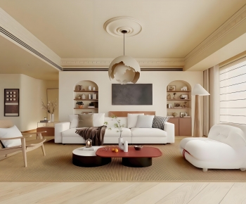 Modern A Living Room-ID:929908047