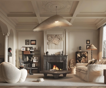 French Style A Living Room-ID:817140101