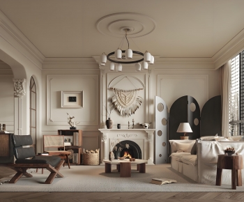 French Style A Living Room-ID:886142027