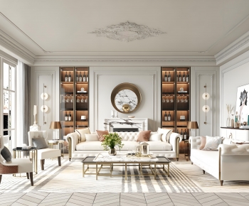 American Style A Living Room-ID:694973954