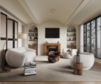 Modern A Living Room-ID:683144099