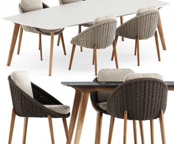 Modern Dining Table And Chairs-ID:635979897