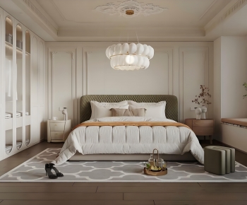 French Style Bedroom-ID:614531997