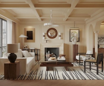 Modern A Living Room-ID:100619891