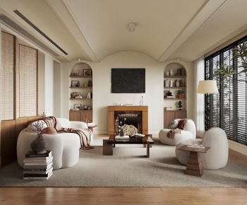 Modern A Living Room-ID:437140941