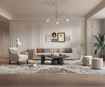 French Style A Living Room-ID:462742097