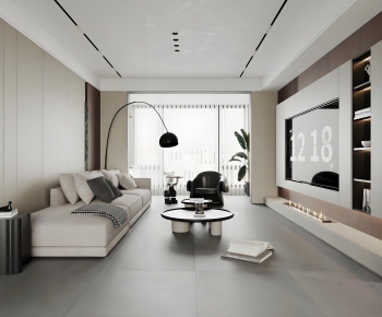 Modern A Living Room-ID:757379067