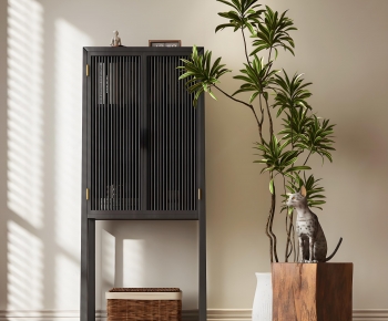 New Chinese Style Decorative Cabinet-ID:327878951