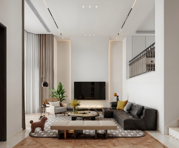 Modern A Living Room-ID:774866107