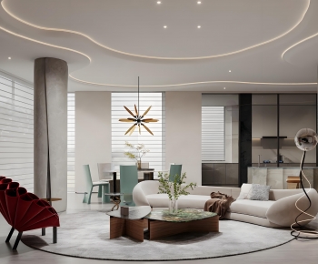 Modern A Living Room-ID:855931043