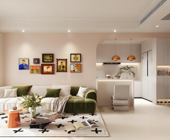 Modern A Living Room-ID:145249437