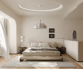 Wabi-sabi Style Bedroom-ID:780329798
