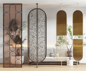 Modern Glass Screen Partition-ID:802959924
