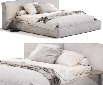 Modern Double Bed-ID:724921948