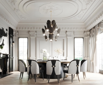 American Style Dining Room-ID:126230714