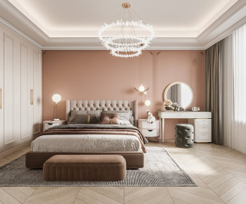 French Style Bedroom-ID:682574036