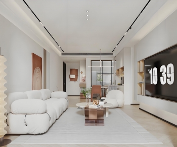 Modern A Living Room-ID:672323945