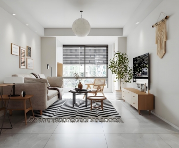 Nordic Style A Living Room-ID:891074909