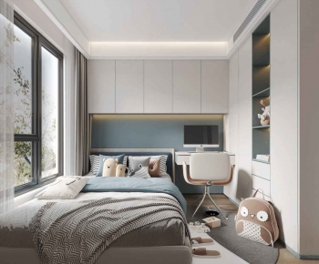 Modern Boy's Room And Son's Room-ID:758531093