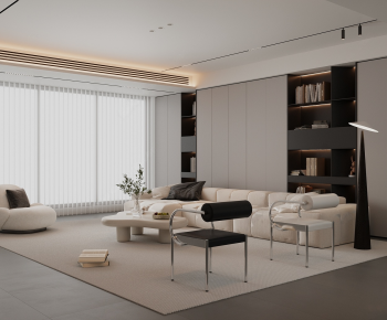 Modern A Living Room-ID:597359903