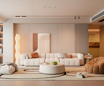 Modern A Living Room-ID:921506889